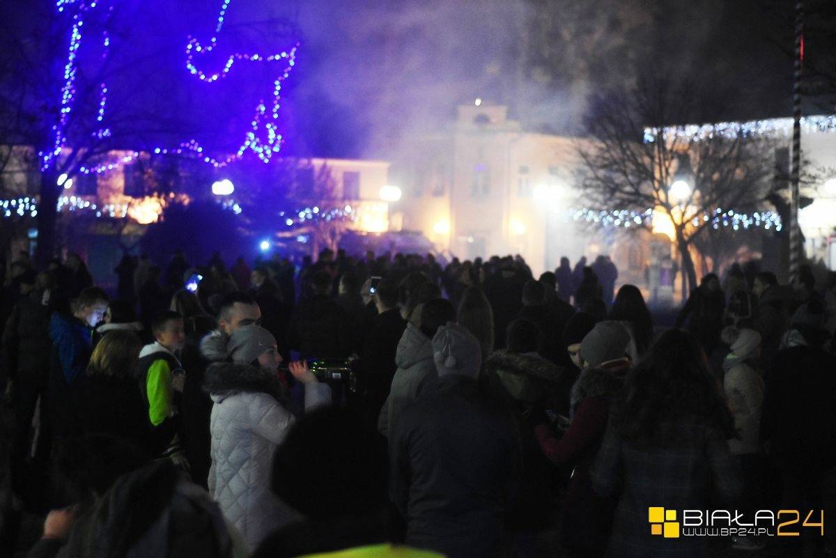 Powitanie Nowego Roku 2019 w Białej Podlaskiej