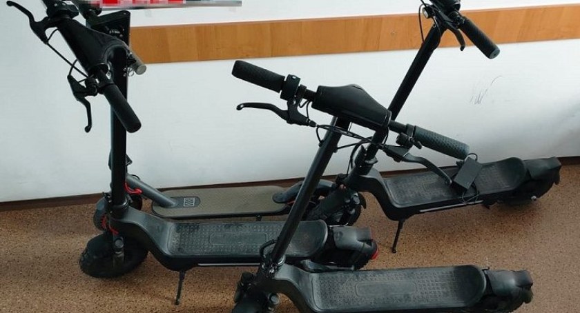 Odjechali kradzionym hulajnogami. Zabrali je podczas przeładunku