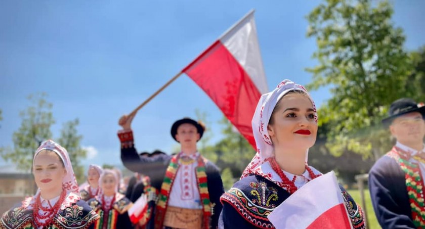 Zespół Pieśni i Tańca Podlasie na festiwalu