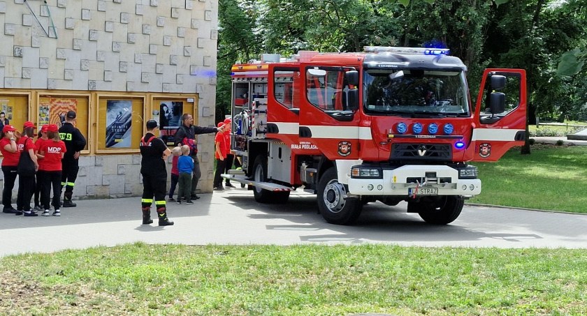 Ochotnicza Straż Pożarna w kinie Merkury. Promowali Niezgaszalnych