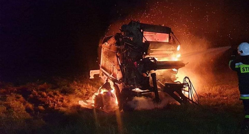 Belarka zniszczona przez ogień