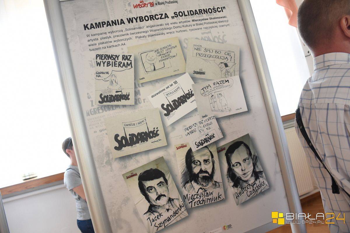 Otwarcie wystawy "4 czerwca 1989r." w Białej Podlaskiej