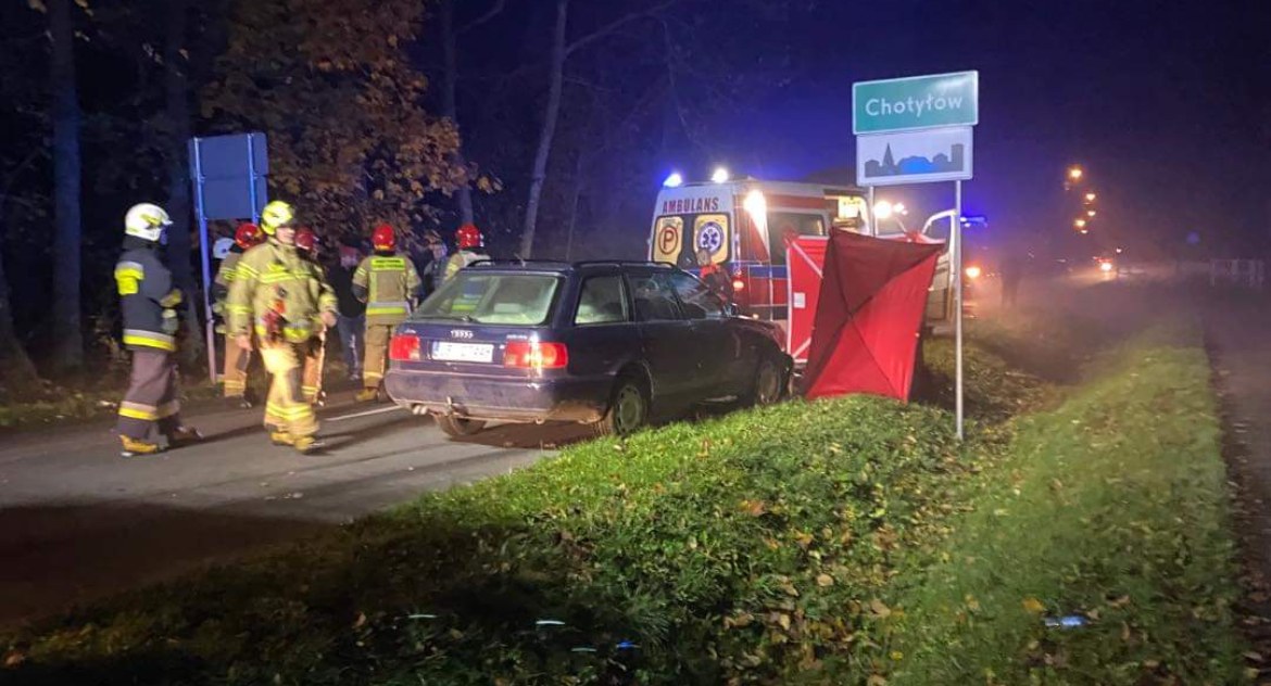 Pieszy nie przeżył. Wypadek na drodze powiatowej w gminie Piszczac 