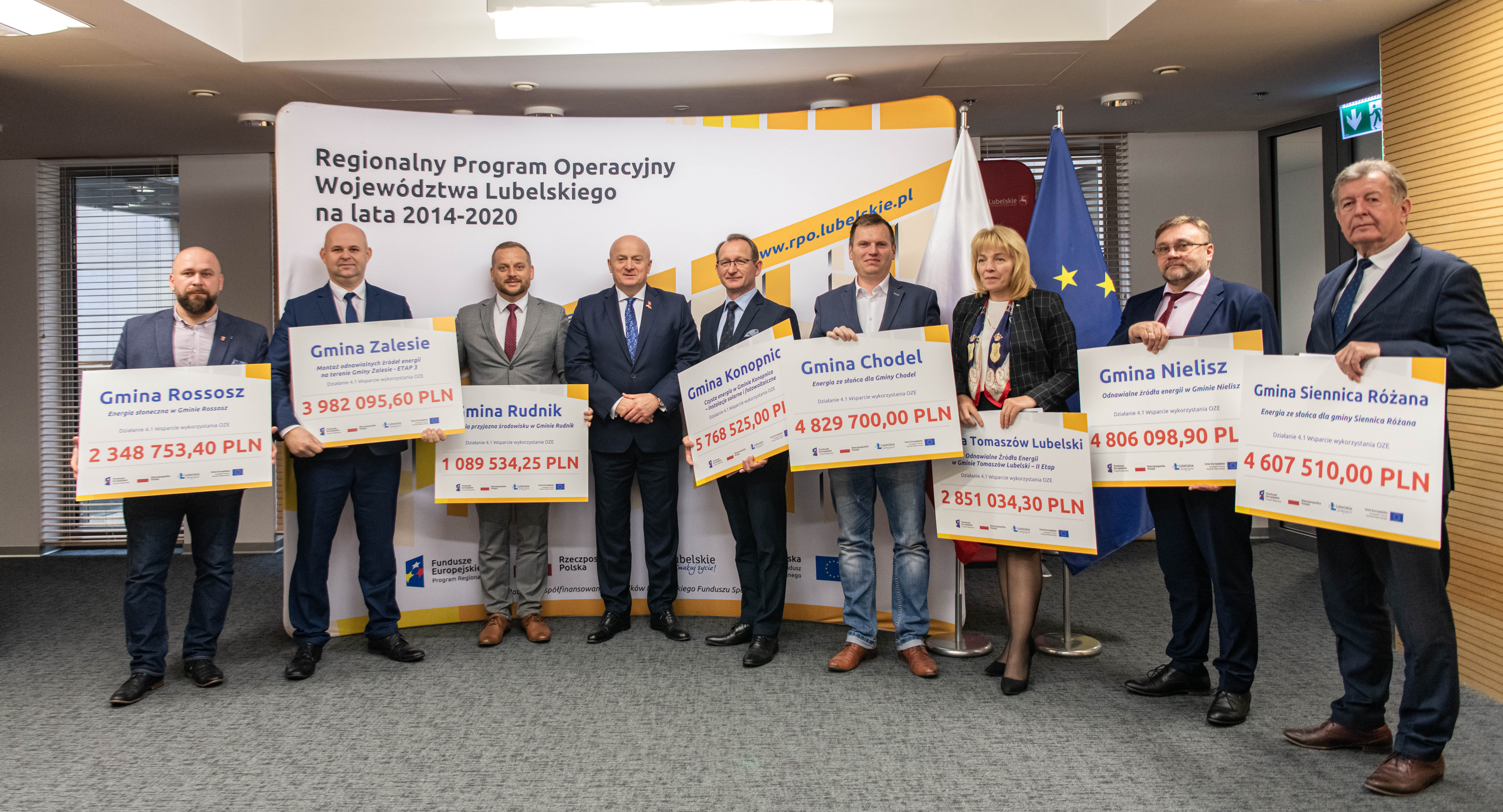Gmina Rossosz i Zalesie z dodatkowymi środkami na zieloną energię 