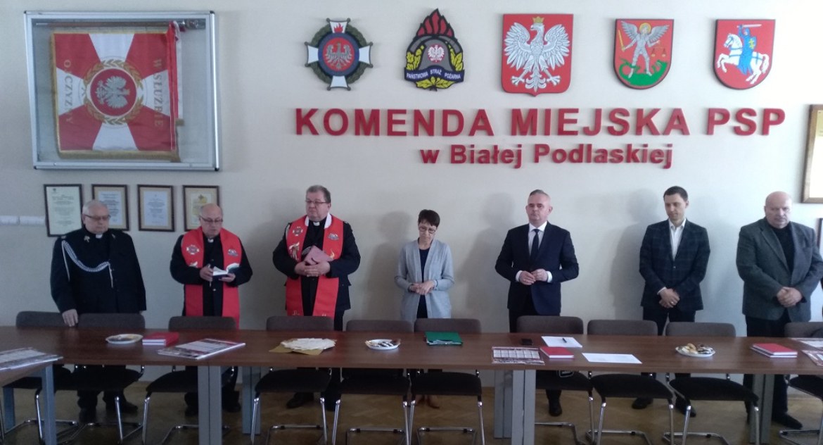 Posiedzenie Zarządu Oddziału Powiatowego Związku OSP RP w Białej Podlaskiej. Planowano nadchodzący rok