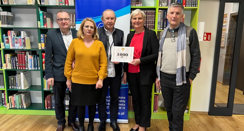Rotary Club Biała Podlaska odwiedził Bibliotekę Pedagogiczną w Białej Podlaskiej
