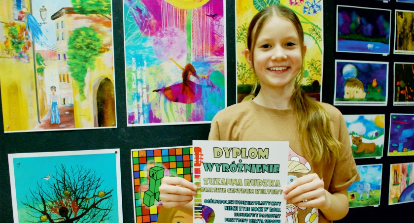 Zuzanna Rudzka została laureatką w Ogólnopolskim Konkursie Plastycznym 