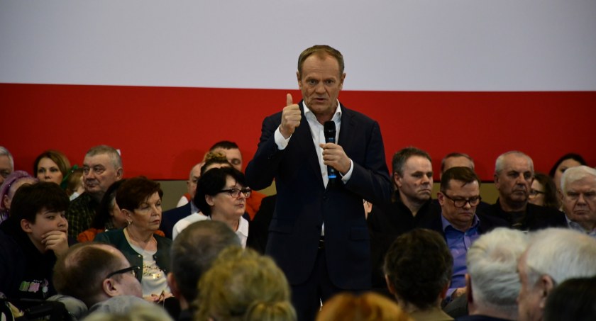 Donald Tusk i Rafał Trzaskowski spotkał się z setkami osób w Białej Podlaskiej [ZDJĘCIA,WIDEO]