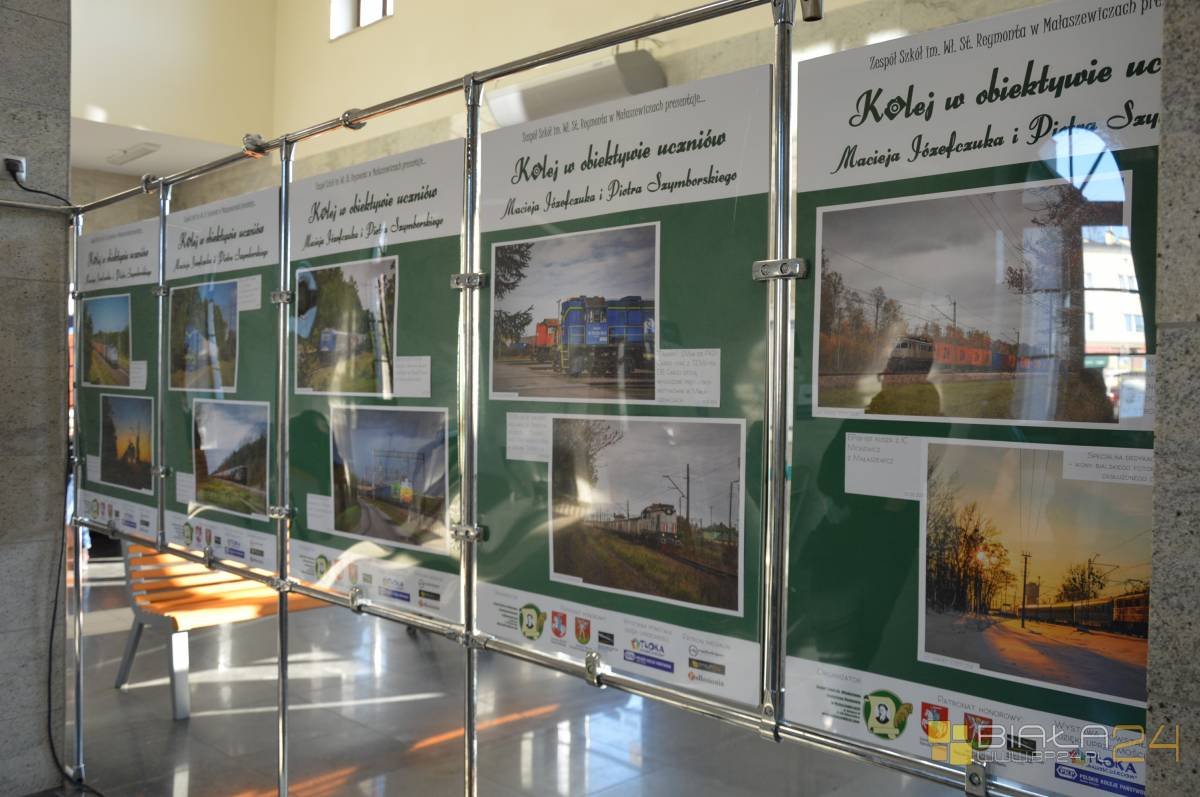 Kolej w obiektywie uczniów Macieja Józefczuka i Piotra Szymborskiego