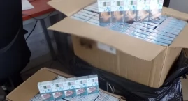 Celnicy z Małaszewicz przejęli 4 tysiące paczek papierosów.