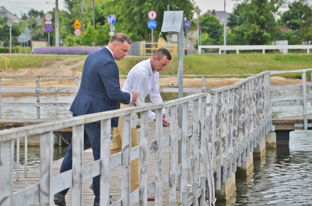 Plaża pięknieje na lato. Parasole będą też na cyplu