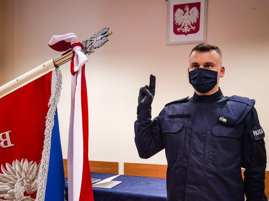 Nowy w szeregach. Złożył już ślubowanie