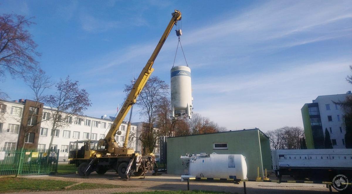 Szpital zainwestował w nowe zbiorniki z tlenem 