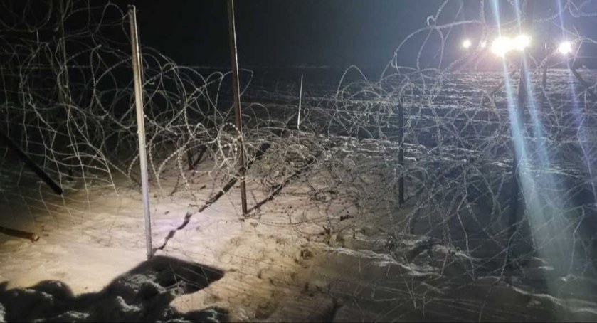 Obywatele Iraku zdemolowali granicę w Mielniku