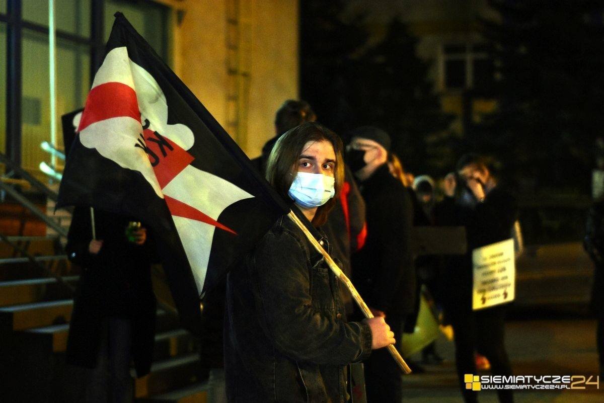 Strajk Kobiet w Siemiatyczach (28.10.2020)