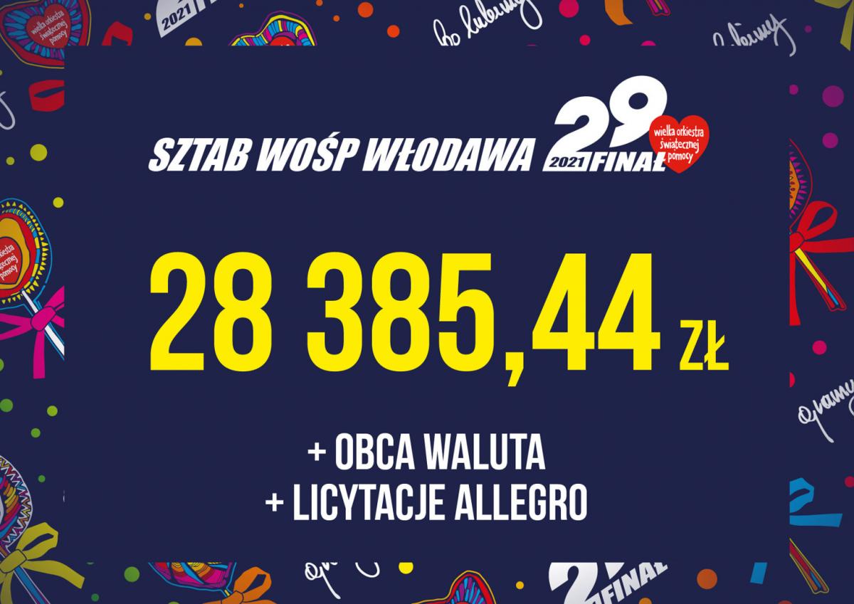 Włodawa zebrała ponad 28 tyś w gotówce!