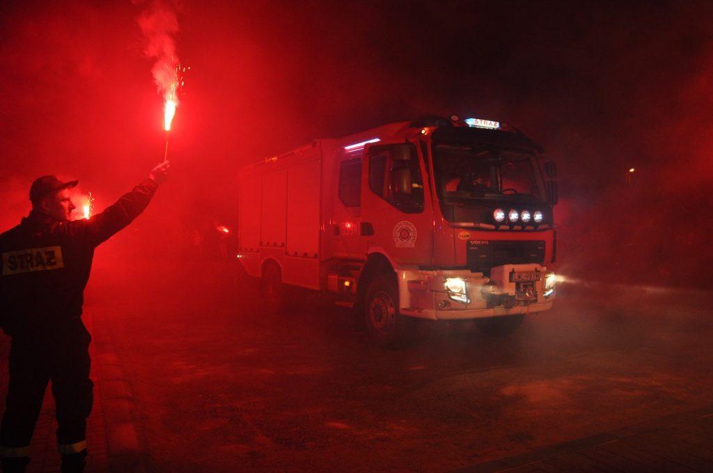 Volvo dotarło do strażaków z Urszulina