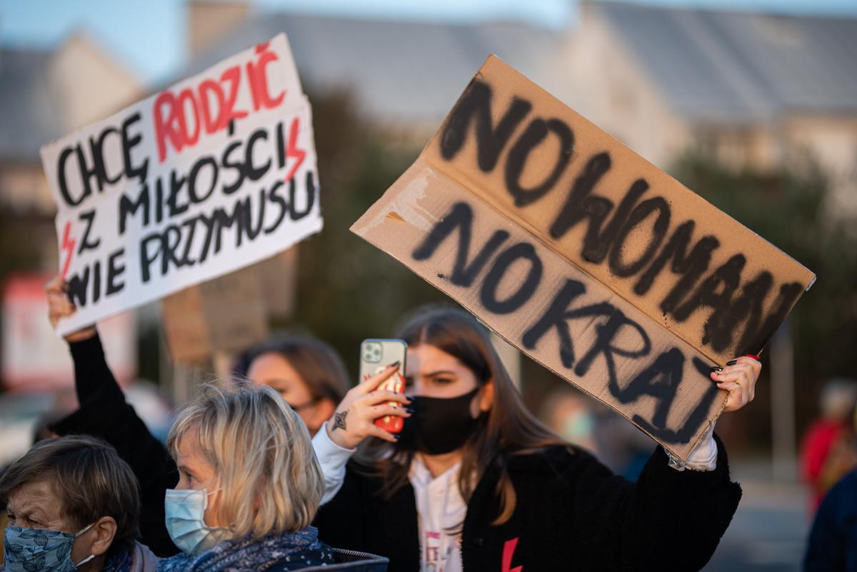 Kobiety zablokowały rondo we Włodawie