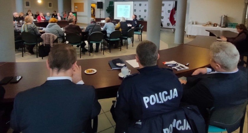 Rozmawiali o bezpieczeństwie seniorów