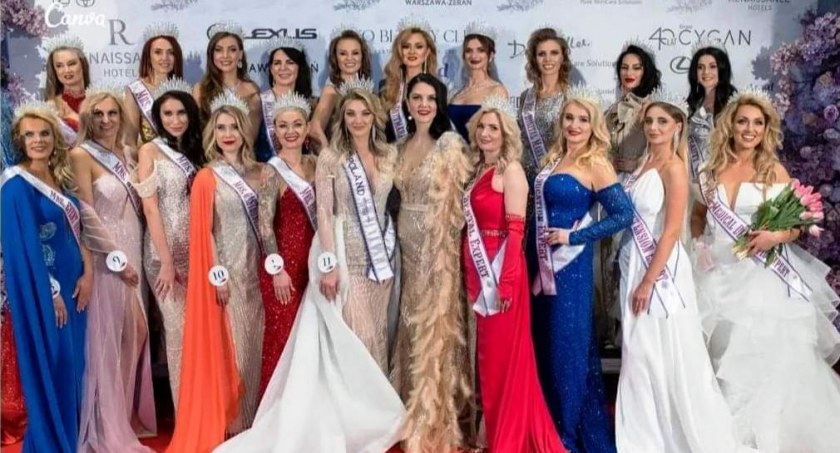 Piękne kobiety w strojach projektantki z Łukowa. Marlena Zakrzewska na pokazie Mrs Poland International 2023