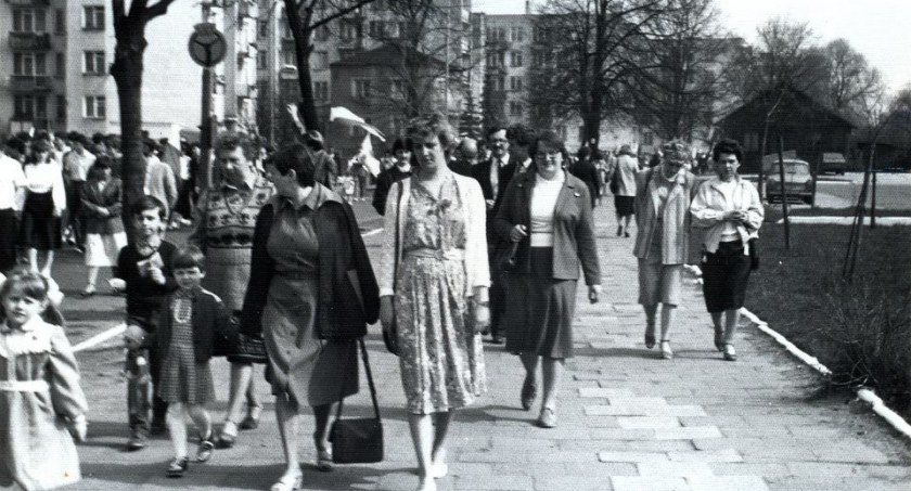 Tak wyglądały pochody 1 -Maja w Łukowie (ZDJĘCIA) 