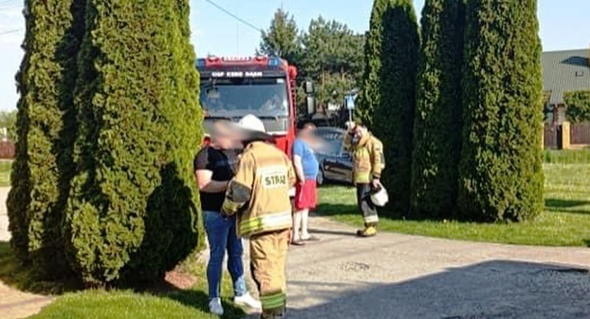 Uwaga! Paliło się poddasze domu w Ryżkach! 