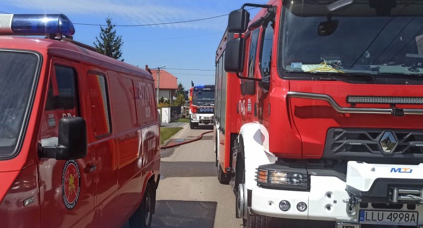 Dwie kolizje jednego dnia - strażacy z JRG Łuków i OSP Świderki działają szybko i skutecznie
