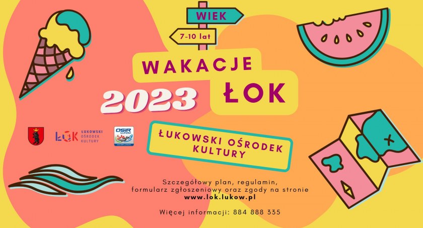 Wakacje z Łukowskim Ośrodkiem Kultury. Ruszają zapisy na najlepszą przygodę lata (ZAPOWIEDŹ)