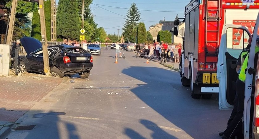 Pijany jeździł po Łukowie i woził kolegów. Policja podała nowe fakty wypadku na Glinkach! 