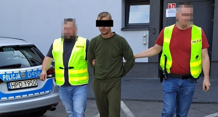 Prawie skatował kolegę. 36- latek z Gminy Stanin zatrzymany przez Policję 