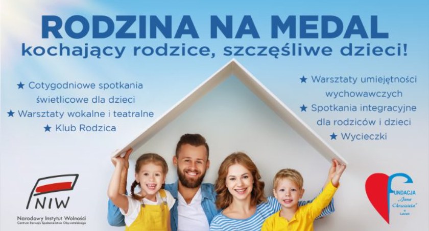 Zostańcie Rodziną na Medal. Zaprasza  Fundacja Jana Chrzciciela z Łukowa 