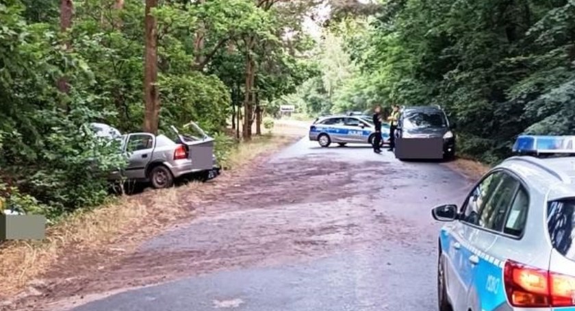 Wstępne ustalenia: Kierowca zjechał na pobocze i uderzył w drzewo. Nie przeżył! 