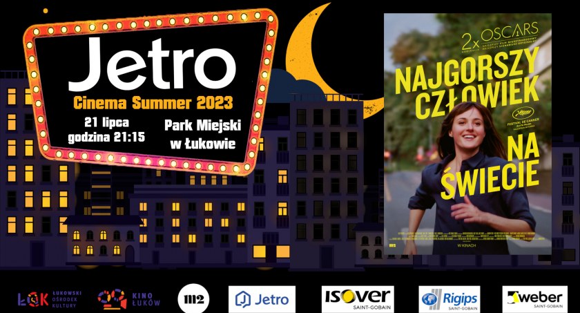Jetro Cinema Summer 2023: „Najgorszy człowiek na świecie” / 21 lipca 2023 godz. 21:15