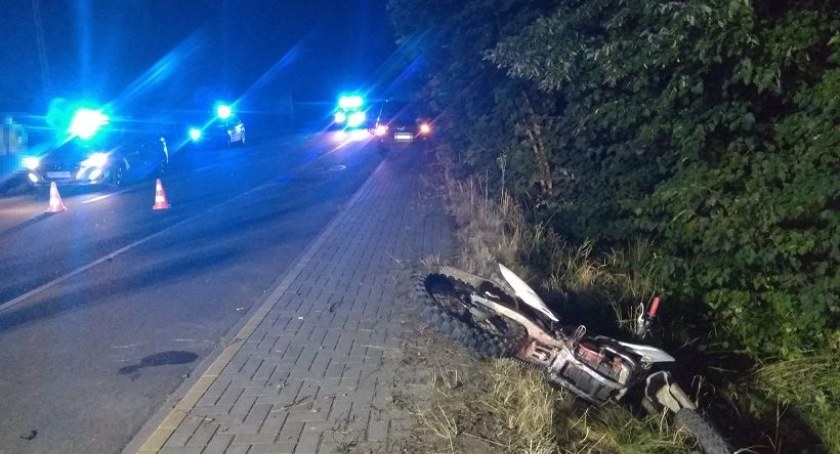 Miał dożywotni zakaz prowadzenia pojazdów. 32 - letni motocyklista nie żyje! 