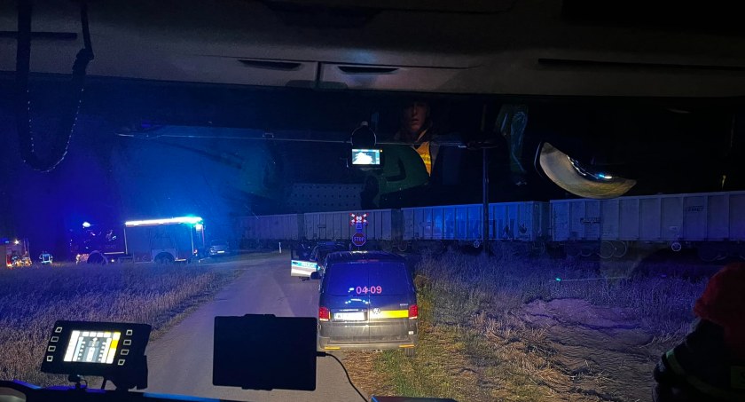 Śmierć  pod kołami pociągu. Wypadek na trasie Łuków - Dęblin 