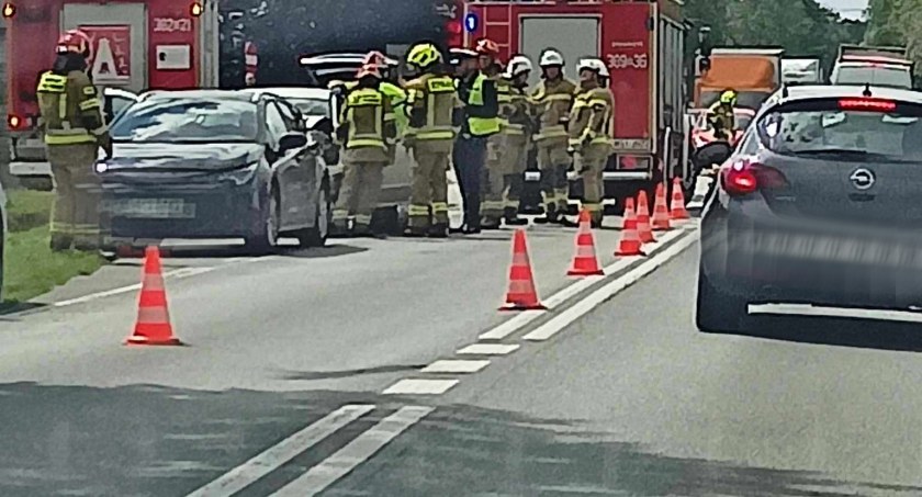 Wypadek na trasie Łuków - Siedlce. Mogą być utrudnienia 