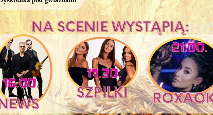 Szpilki i Roxaok na Dożynkach w Serokomli. Zobacz co się będzie działo! (ZAPROSZENIE) 