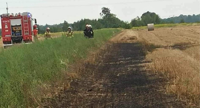 Pożary na polach. W ciągu doby strażacy interweniowali dwa razy! (ZDJĘCIA) 
