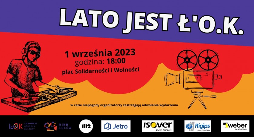 Dyskoteka i kino plenerowe w ramach Lato jest ŁOK