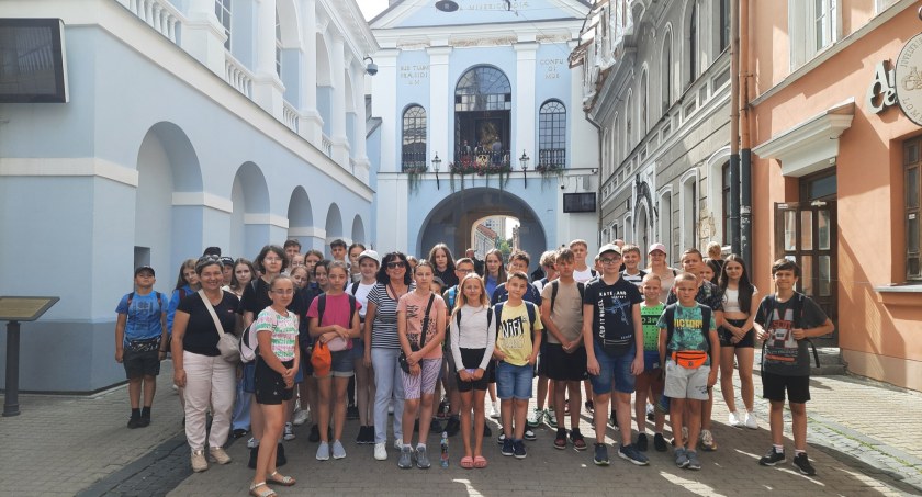 Młodzież z Gminy Wojcieszków zwiedza Wilno (ZDJĘCIA) 