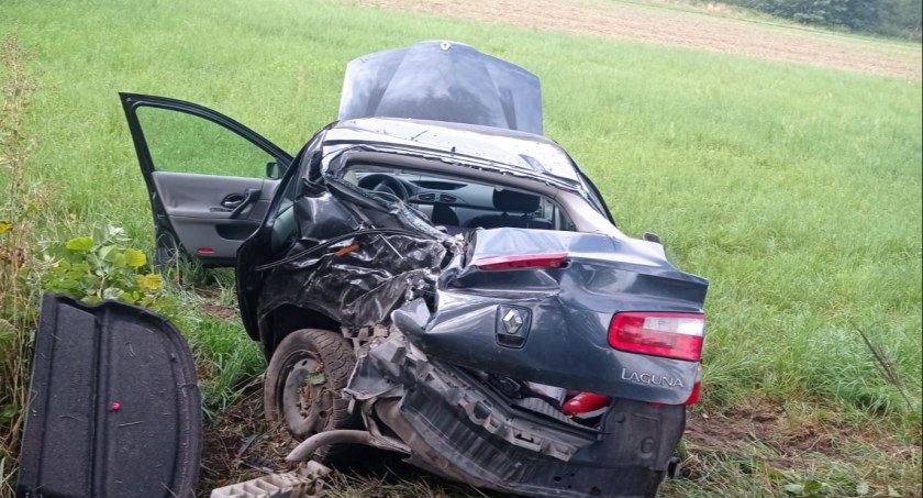 STRACIŁ PANOWANIE NAD RENAULT I UDERZYŁ W DRZEWO