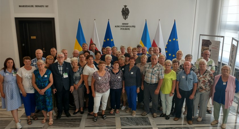 Seniorzy z Gminy Łuków na wycieczce w Sejmie (ZDJĘCIA) 