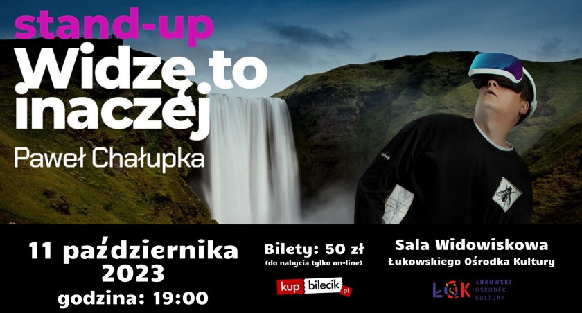 Stand - up w Łukowie. Wystąpi Paweł Chałupka 