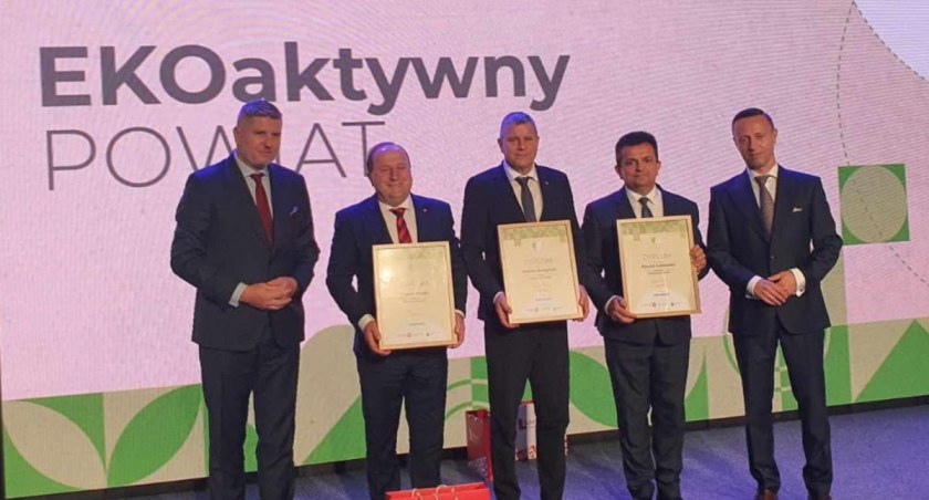  Powiat Łukowski zdobywa trzecie miejsce w kategorii EKOaktywny Powiat w projekcie 