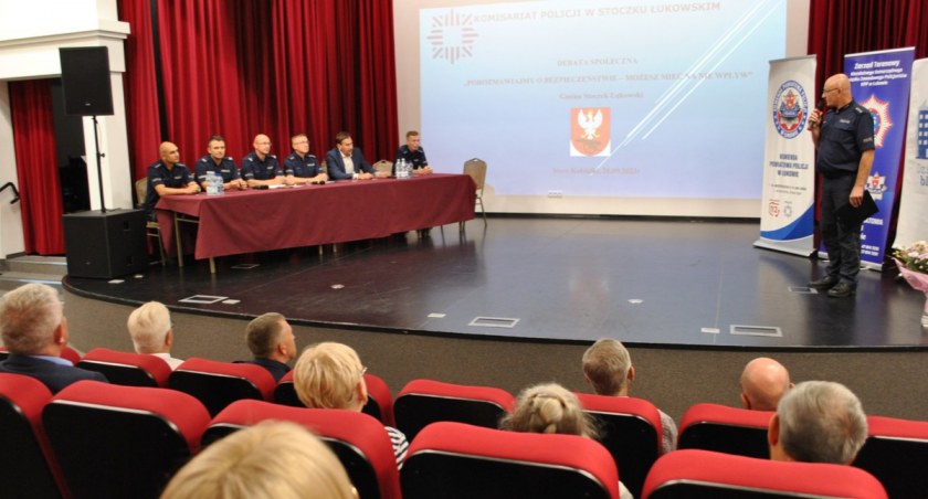 Porozmawiajmy o bezpieczeństwie - możesz mieć na nie wpływ! – Debata w gminie Stoczek Łukowski