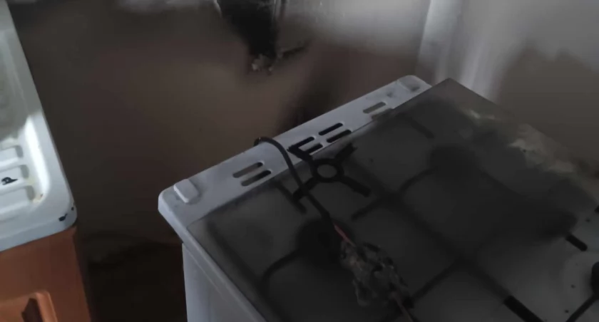 Wadliwa instalacja przyczyną pożaru na ul. Cmentarnej ! 