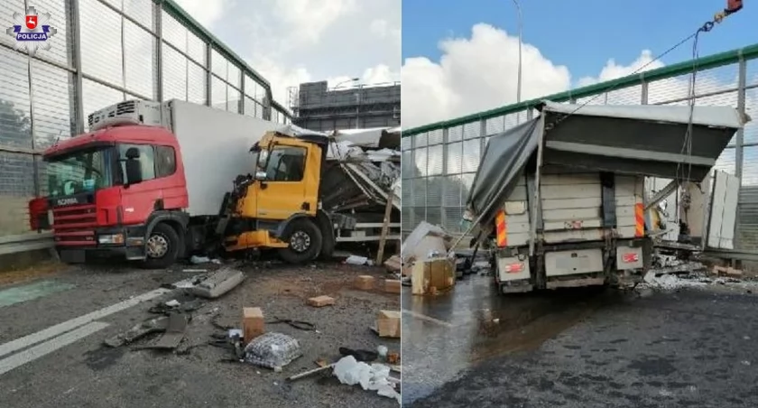 ZDERZENIE CIĘŻARÓWEK NA OBWODNICY!