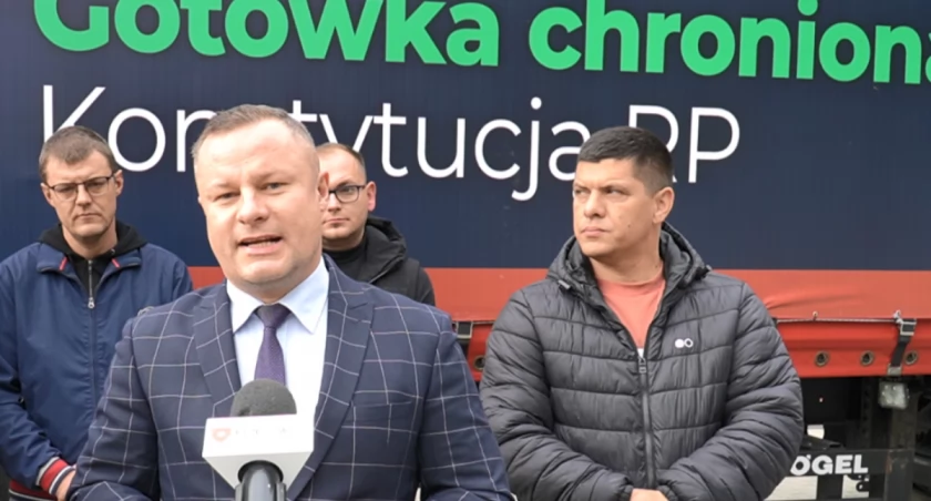 TIR Wolności Konfederacji przyjechał do Łukowa! (WIDEO)