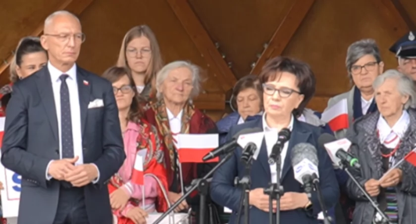 Marszałek Sejmu Elżbieta Witek w Adamowie (WIDEO) 