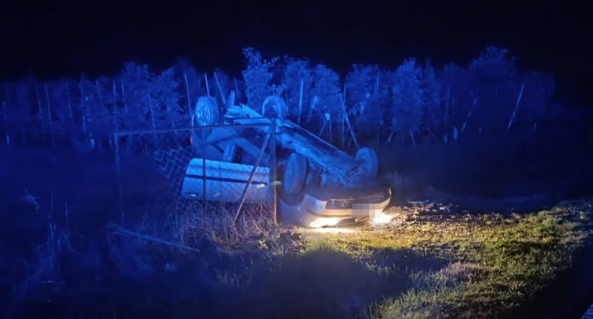 UCIECZKA PRZED POLICJĄ ZAKOŃCZONA DACHOWANIEM. ALE URWAŁ....